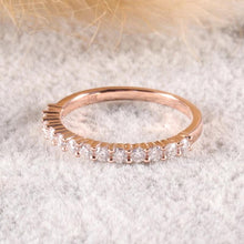 Load image into Gallery viewer, 10Kt Rose Gold Eternity Diamond ring by diamtrendz