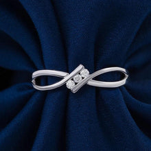 Load image into Gallery viewer, 10Kt White Gold Diamond ring by diamtrendz