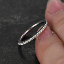 Load image into Gallery viewer, 14Kt White gold designer diamond ring by diamtrendz