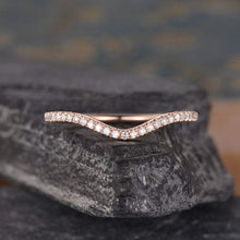 Load image into Gallery viewer, 14Kt Rose Gold Designer Diamond Ring by Diamtrendz