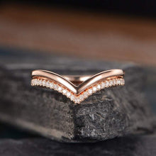 Load image into Gallery viewer, 14Kt Rose Gold Designer Diamond Ring by Diamtrendz