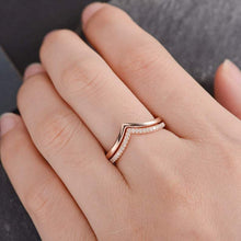 Load image into Gallery viewer, 14Kt Rose Gold Designer Diamond Ring by Diamtrendz