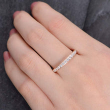 Load image into Gallery viewer, 14Kt Rose gold designer Classic Eternity Natural Diamond Band ring by diamtrendz