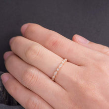 Load image into Gallery viewer, 14Kt Rose gold designer Full Eternity Natural Diamond ring by diamtrendz