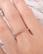Load image into Gallery viewer, 14Kt Rose gold designer Half Eternity Natural diamond ring by diamtrendz