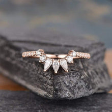 Load image into Gallery viewer, 14Kt Rose Gold Designer Diamond Ring by Diamtrendz