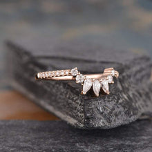 Load image into Gallery viewer, 14Kt Rose Gold Designer Diamond Ring by Diamtrendz