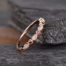 Load image into Gallery viewer, 14Kt Rose Gold Designer Diamond Ring by Diamtrendz