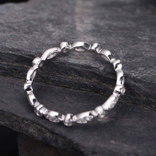 Load image into Gallery viewer, 14Kt White gold designer Full Eternity Natural Diamond ring by diamtrendz