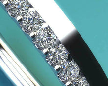 Load image into Gallery viewer, 14Kt White gold designer Eternity diamond ring by diamtrendz
