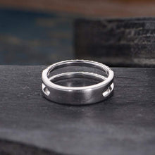 Load image into Gallery viewer, 14Kt White gold designer Half Eternity Natural diamond ring by diamtrendz