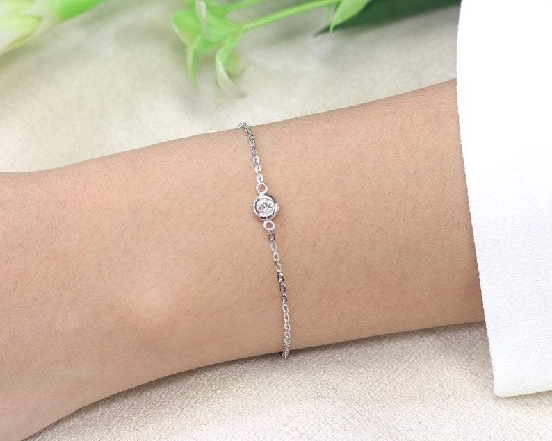 Charm shop bracelet diamond