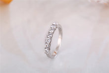 Load image into Gallery viewer, 14Kt White Gold 7 Stone Solitaire Diamond ring by diamtrendz
