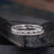 Load image into Gallery viewer, 14Kt Yellow gold designer 2 Pear Cut Half Eternity Infinity Natural Diamond Band Ring by diamtrendz