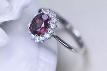 Load image into Gallery viewer, 14Kt Rose gold designer Sapphire diamond ring by diamtrendz