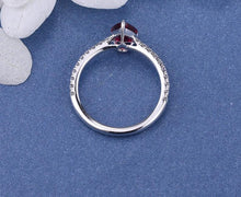 Load image into Gallery viewer, 14Kt Rose Gold Designer Red Ruby Diamond Ring by Diamtrendz