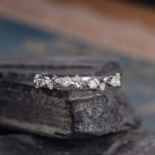 Load image into Gallery viewer, 14Kt White Gold Designer Diamond Ring by Diamtrendz