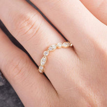 Load image into Gallery viewer, 14Kt Yellow Gold Designer Diamond Ring by Diamtrendz
