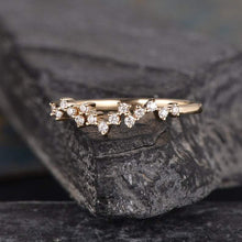 Load image into Gallery viewer, 14Kt Yellow Gold Designer Diamond Ring by Diamtrendz