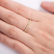 Load image into Gallery viewer, 14Kt Yellow gold designer Full Eternity Natural Diamond ring by diamtrendz