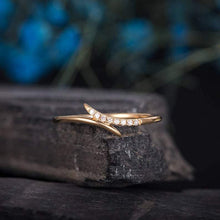 Load image into Gallery viewer, 14Kt Yellow Gold Designer Diamond Ring by Diamtrendz