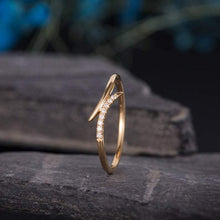 Load image into Gallery viewer, 14Kt Yellow Gold Designer Diamond Ring by Diamtrendz