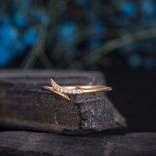 Load image into Gallery viewer, 14Kt Yellow Gold Designer Diamond Ring by Diamtrendz