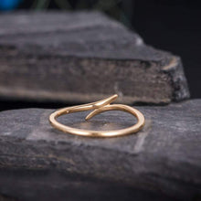Load image into Gallery viewer, 14Kt Yellow Gold Designer Diamond Ring by Diamtrendz
