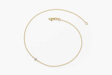 Load image into Gallery viewer, 14Kt Yellow Gold Natural Diamond Charm Bracelet