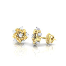 Load image into Gallery viewer, 18Kt gold real diamond earring 11(3) by diamtrendz