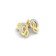 Load image into Gallery viewer, 18Kt gold real diamond earring 12(1) by diamtrendz