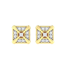 Load image into Gallery viewer, 18Kt gold real diamond earring 17(2) by diamtrendz