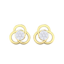 Load image into Gallery viewer, 18Kt gold real diamond earring 23(2) by diamtrendz