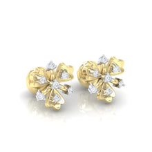 Load image into Gallery viewer, 18Kt gold real diamond earring 26(1) by diamtrendz