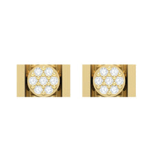 Load image into Gallery viewer, 18Kt gold real diamond earring 28(2) by diamtrendz