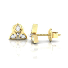 Load image into Gallery viewer, 18Kt gold real diamond earring 31(3) by diamtrendz