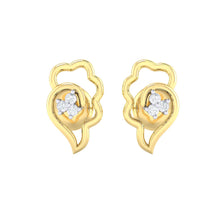 Load image into Gallery viewer, 18Kt gold real diamond earring 34(2) by diamtrendz