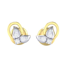 Load image into Gallery viewer, 18Kt gold real diamond earring 40(2) by diamtrendz