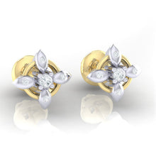 Load image into Gallery viewer, 18Kt gold real diamond earring 43(1) by diamtrendz