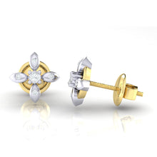 Load image into Gallery viewer, 18Kt gold real diamond earring 43(3) by diamtrendz