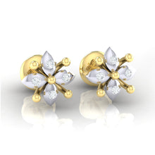 Load image into Gallery viewer, 18Kt gold real diamond earring 48(1) by diamtrendz