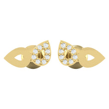 Load image into Gallery viewer, 18Kt gold real diamond earring by diamtrendz