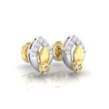 Load image into Gallery viewer, 18Kt gold real diamond earring by diamtrendz