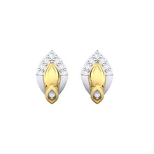 Load image into Gallery viewer, 18Kt gold real diamond earring by diamtrendz