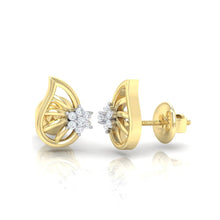 Load image into Gallery viewer, 18Kt gold real diamond earring 7(3) by diamtrendz