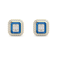 Load image into Gallery viewer, 18Kt gold designer diamond earring by diamtrendz
