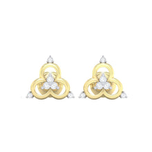 Load image into Gallery viewer, 18Kt gold real diamond earring 9(2) by diamtrendz