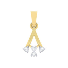 Load image into Gallery viewer, 18Kt gold real diamond pendant 12(1) by diamtrendz