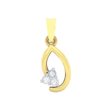 Load image into Gallery viewer, 18Kt gold real diamond pendant 13(1) by diamtrendz
