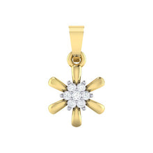 Load image into Gallery viewer, 18Kt gold real diamond pendant 15(1) by diamtrendz